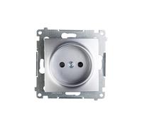 Kontakt-Simon DG1Z.01/43 - Toma de Corriente (Plata, De plástico, IP20, 250 V, 75 mm, 40 mm)
