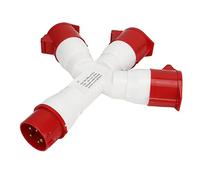 Enchufe Industrial de 5 Pines Enchufe Múltiple 380-415V Trifásico 16A Impermeable PA66 Shell Conector de Aviación, Aislamiento, Resistente Al Desgaste, Retardante de Llama para