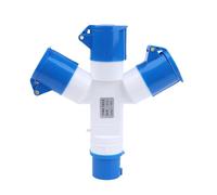 Enchufe industrial impermeable del campo de la manera 220V IP44 del Pin 16A 3 2/3 y varón femenino masculino del zócalo del conector eléctrico del poder 2P + de la tierra/hembra