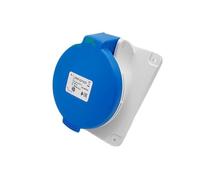 Enchufe industrial móvil PKX32M423 de tres núcleos, 32 A, recto, 2P+E, monofásico, 220 V(Concealed italic socket)