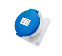 Enchufe industrial móvil PKX32M423 de tres núcleos, 32 A, recto, 2P+E, monofásico, 220 V(Concealed straight socket)