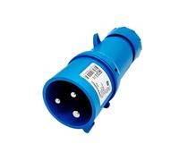 Enchufe industrial móvil PKX32M423 de tres núcleos, 32 A, recto, 2P+E, monofásico, 220 V(Plug)