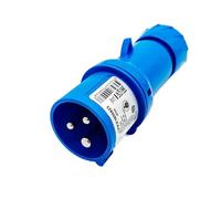 Enchufe industrial recto móvil de tres núcleos PKX16M423 de 16 A, 2P+E(Plug)