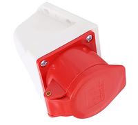 Enchufe industrial resistente a la intemperie 220-380V / 240-415V 5Pin 16A IP44 Enchufe de montaje en pared a prueba de polvo a prueba de explosiones