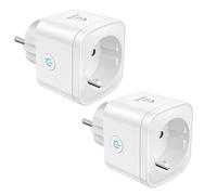 Enchufe Inteligente 16A 3680W, Enchufe Wi-Fi Medidor Consumo, Tomada Inteligente Programable con Temporizador, Control Remoto por APP&Voz, Compatible con Alexa, Google Home y SmartThings, 2 Pack