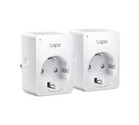Enchufe inteligente TP-Link Tapo P110 Wi-Fi, 3680W, 16A, pack 2 unidades, compatible Alexa y Google Home