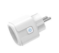 Enchufe Inteligente WiFi, Enchufe Wifi Medidor Consumo 16A 3680W, Tomada Inteligente Programable con Monitor de Consumo y Control Remoto por APP&Voz, Compatible con Alexa y Google Home