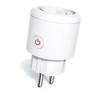 Enchufe Inteligente ZigBee, 16A Alexa Enchufe con monitor de consumo de energía, App Control remoto Smart Plug con temporizador, control por voz compatible con Alexa/Google Home, Hub Requerido 1PCS