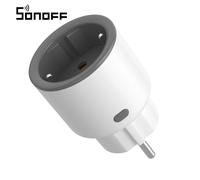 Enchufe Inteligente Zigbee SONOFF S60ZBTPF EU, Dispositivo Router Zigbee, Protección Contra Sobrecargas, Monitoreo de Energía, Temporizador, Control Remoto por Aplicación, Requiere Sonoff Zigbee Hub