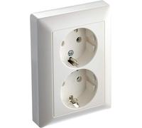 Enchufe Jung Schuko AS5020UWW - 2 velocidades, 16 A, 250 V, plástico, blanco ...
