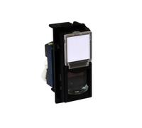 Enchufe LIVING NOW RJ45 UTP-k.6 negro 1m KG4279C6