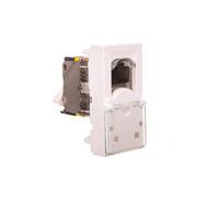 Enchufe M45 1 módulo RJ45 cat. Enchufes 6A UTP blanco LCS 076571