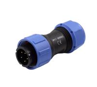 Enchufe macho de aviación de alta conductividad con diseño, conector fácil de instalar para exteriores, resistente a la intemperie, conector de alimentación en línea, adaptador de cable de repuesto