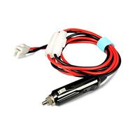 Enchufe Macho del Encendedor de Cigarrillos Adaptador de Cable de alimentación con Cable de Alambre para el Coche inversor Bomba de Aire Taza eléctrica y Bricolaje, 12 V-14 V 20A