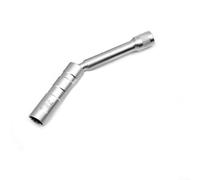 Enchufe magnético giratorio para bujía, extensión de pared delgada de 3/8 pulgadas para 14 mm y 16 mm, acero al cromo vanadio para motocicleta automotriz (longitud 14 mm)