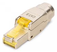 Enchufe modular RJ45 cat.8.1, PoE++, 25/40GbE, apantallado, atornillable, sin herramientas, AWG 26-22