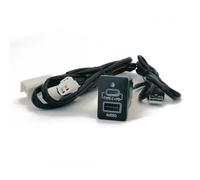 Enchufe módulo USB AUX Conector USB De Consola Compatible Con Toyota Para Camry 50 Para Prius 2007-2018 Puerto Coche Conector Audio Rápido Para Adaptador Entrada Cargador
