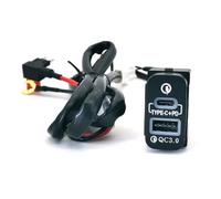 Enchufe módulo USB AUX Toma USB Auxiliar Compatible Con Mitsubishi Para Outlander Para Lancer Coche Para TYPE-C PD Para Adaptador Cargador Accesorio Teléfono