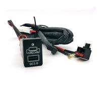 Enchufe módulo USB AUX Toma USB Auxiliar Compatible Con Toyota Para Corolla Para Camry Coche Para Cargador De Carga Rápida Dual QC3.0 Para TYPE-C PD