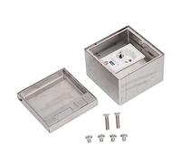 Enchufe Oculto Empotrado con Puerto USB, Acero Inoxidable, 250V, 16A, 4000W, IP40, Ignífugo, Toma de Corriente de Piso Integrada