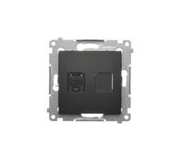 Enchufe ordenador Single RJ45 categoría Simon 54 D61.01/49