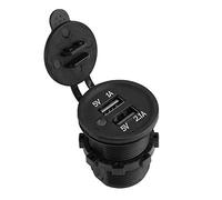 Enchufe para Encendedor de Cigarrillos de Coche, Impermeable, 12 V, 24 V, ABS, para Coche, Motocicleta, Encendedor de Cigarrillos con Cubierta Impermeable