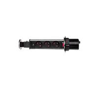Enchufe para muebles fi6cm, 3x250V AC extensible de OR-AE-1348