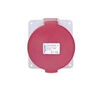 Enchufe pizarra blanca 5P 32A 400V rojo IP44 PKY32F435 Mureva