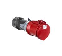 Enchufe portátil 63A 5P 6h 400V rojo PowerTOP Xtra 14112