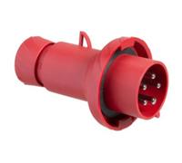 Enchufe Portátil Industrial, Recto, 32A Mureva PKX32M735