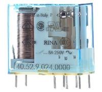 Finder Relé mini Serie 40 reticulado 5 mm – 2 conmutados – 8 A – 24 V DC