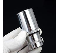 Enchufe profundo SENRISE 12 puntos 8-32 mm 1/2 pulgadas Square Drive sockets métrico para bricolaje automotriz y reparación del hogar (Paquete de 1), plateado
