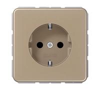 Enchufe SCHUKO® CD bronce-oro (referencia: JUNG CD1520GB)