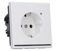 Enchufe SCHUKO® con LED LS, color blanco mate (referencia: JUNG LS1520-OWWMLNW)