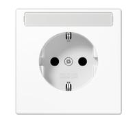 Enchufe SCHUKO® inscripción LS, color blanco alpino (referencia: JUNG LS1520NAWW)