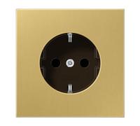 Enchufe SCHUKO® LS, Color latón Classic (Referencia: JUNG ME1520C)