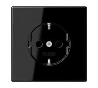 Enchufe SCHUKO® protección contacto LS, color negro (referencia: JUNG LS1521BFKISW)