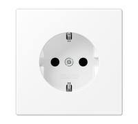 Enchufe SCHUKO® protección LS, color blanco mate (referencia: JUNG LS1521KIWWM)