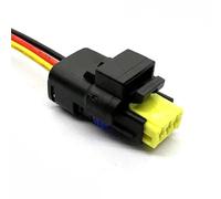 enchufe sensor coche Compatible Con C&itroen 3P 211PL032S0049 211PC032S0049 Conector Hembra Macho Para Sensor De Temperatura Del Tanque De Agua Del Coche(Female)