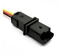 enchufe sensor coche Compatible Con C&itroen 3P 211PL032S0049 211PC032S0049 Conector Hembra Macho Para Sensor De Temperatura Del Tanque De Agua Del Coche(Male)
