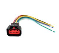 enchufe sensor coche Compatible con C&itroen para Relay para Jumper 2006-2025 Sensor medidor de flujo de aire masivo MAF conector de 6 pines