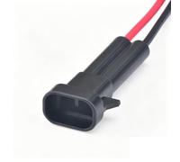 enchufe sensor coche Compatible Con Chevrolet 2P Arnés De Cables Del Inyector De Conectores Automotrices 15326181 15411633(Male)
