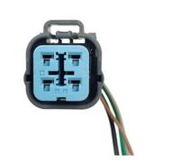 enchufe sensor coche Compatible Con Fit Para CITY Para Civic Para Accord Para Odyssey Para XR-V Para CR-V Conectores De Arnés De Cableado De Inyector De Combustible De Automóvil De 4 Pines
