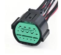 enchufe sensor coche Compatible Con Kia Para K2 K3 K5 14P Conectores Automotrices Lámpara Luz Arnés De Cables GL301-14021 GL291-14021(Female)