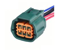 enchufe sensor coche Compatible Con Nissan 6P Arnés Cables Motor Elevación Ventanas Conectores Automáticos 6189-7760 6189-0766 6189-7762(Green Female)