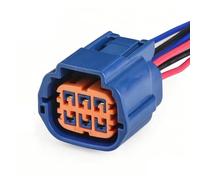 enchufe sensor coche Compatible Con Nissan 6P Arnés Cables Motor Elevación Ventanas Conectores Automáticos 6189-7760 6189-0766 6189-7762(Blue Female)