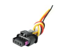 enchufe sensor coche Compatible con Q2 GA 2017 4F0973704 Medidor de flujo de masa de aire Sensor MAF Conector de 4 pines