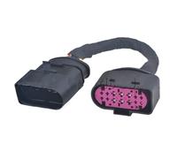 enchufe sensor coche Compatible Con VW Conectores De 10 Pines A 14 Pines Para Coche Conector De Arnés De Cables De Conversión 1J0973737 1J0973835 Para Faros Halógenos Y Faros De Xenón
