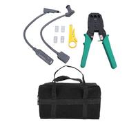 Enchufe SPX al Kit de Adaptador RJ45 Impermeable al Conector de Cable Ethernet Conjunto de Conector Macho a Femenino para el enrutador de Antena de Plato Gen 2 Incluye 2