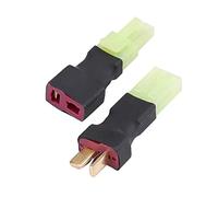 Enchufe T inalámbrico Macho y Hembra a pequeño Mini Adaptador de Conector Hembra Tamiya 2 unids/Set Accesorio RC